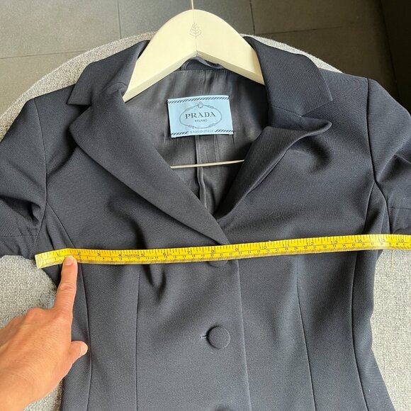Prada Fitted Navy Blazer 38 - Picture 8 of 9
